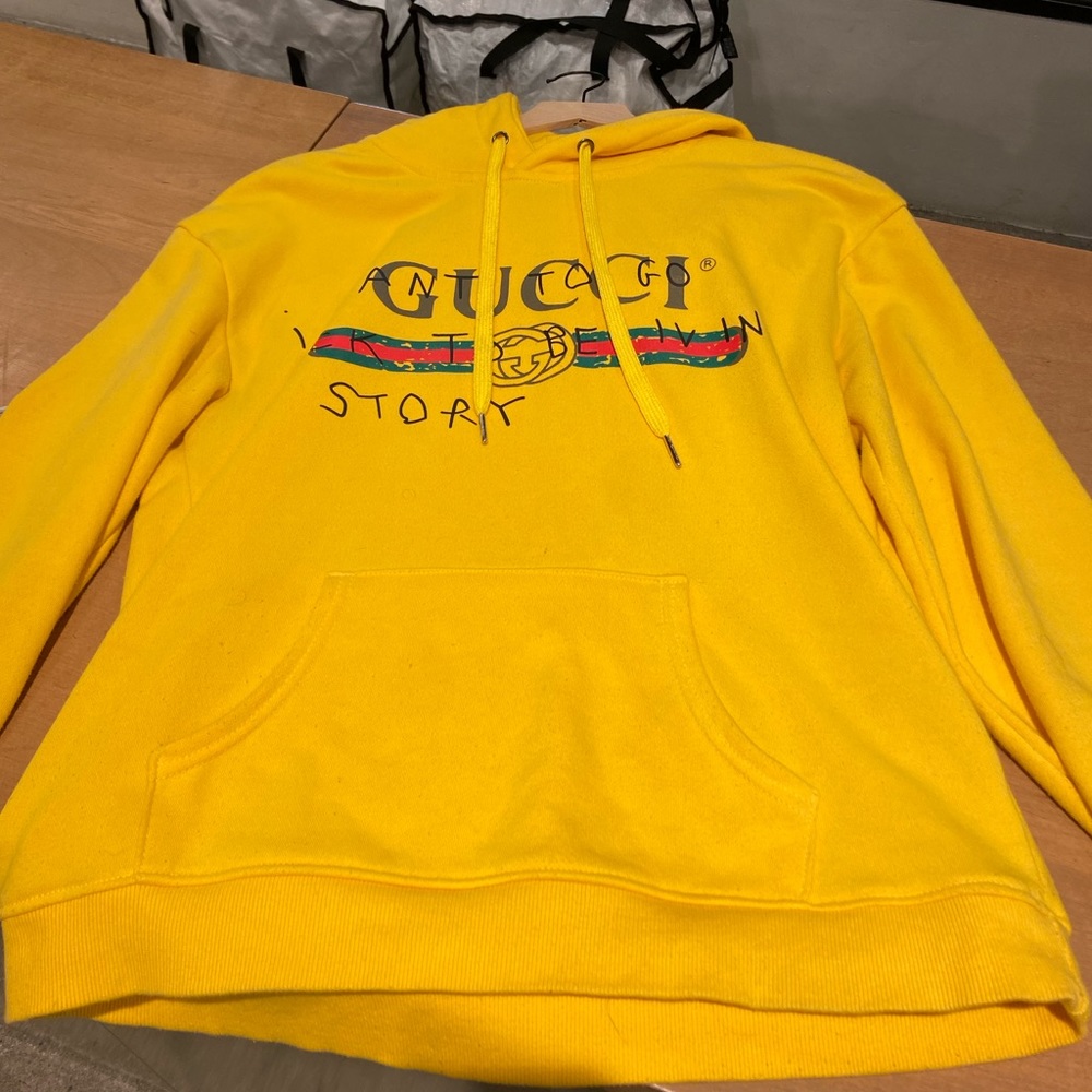 GUCCI Yellow CoCo Captain Hoodie